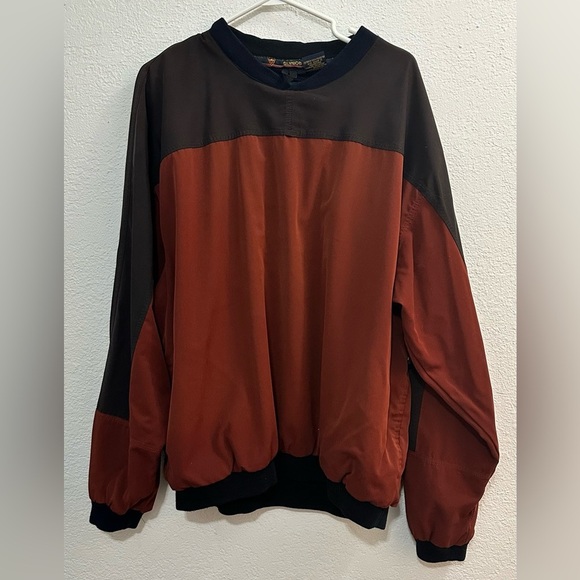 Sunice Jacket Mens XL Maroon/brown Long Sleeve Windbreaker Golf Rain Jacket - Picture 1 of 7